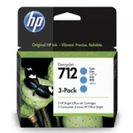 Tusz Hewlett-Packard Oryginał do T630 Nr. 712 3-pack 29-ml (3ED77A) Cyan