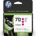 Tusz Hewlett-Packard Oryginał do T630 Nr. 712 3-pack 29-ml (3ED78A) Magenta