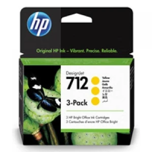 Tusz Hewlett-Packard Oryginał do T630 Nr. 712 3-pack 29-ml (3ED79A) Yellow