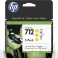 Tusz Hewlett-Packard Oryginał do T630 Nr. 712 3-pack 29-ml (3ED79A) Yellow