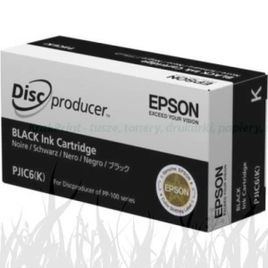 Tusz do Epson PJIC6 do PP-50/50BD/100/100II/100AP/100N | 31,5ml (C13S020452) Black