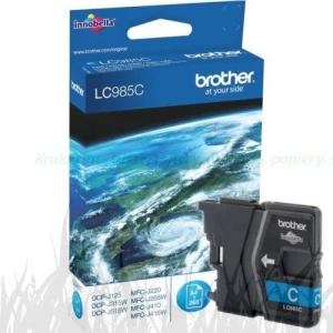 Tusz Brother do DCP-J125/J315W/515W | 250str. (LC-985C) Cyan