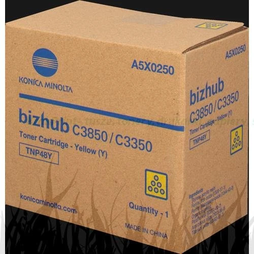 Toner Konica-Minolta TNP-48Y do C3350/C3850 | 10 000 str. (A5X0250) Yellow