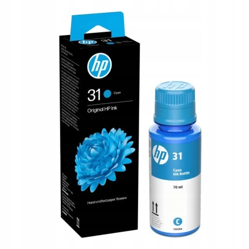 Tusz HP Nr.31 do Smart tank 455/555... | 70ml (1VU26AE) Cyan