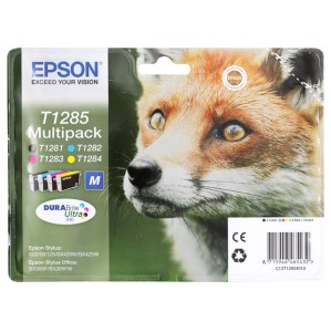 Epson Oryginał C13T12854010 - Tusz (T1285 Zestaw 4 kolorółw ) Color(CMYBk)