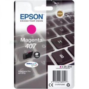 Tusz Epson do WF-4745DTWF Nr.407 | 1,9tys (C13T07U340) Magenta