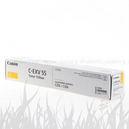 Toner Canon Oryginał do ADV iR-C256, iR-C257, iR-C356 | 18tys. (2185C002, CEXV55, CEXV55Y) Yellow