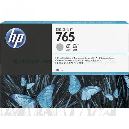 Tusz HP 765 Grey DJ Ink Cart, 400 ml, F9J53A *NFS*