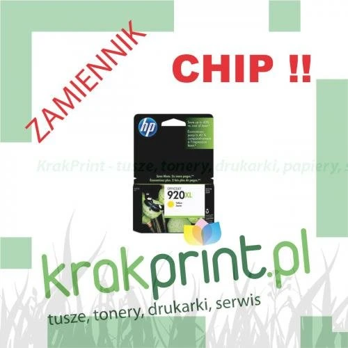 Tusz eMPe Zamiennik do HP 100% nowy CD974AE (MPHP920XLY) Yellow