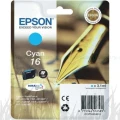 Tusz Epson Nr.16 do WF-2010 | 3,1ml | 165str. (C13T16224020 / C13T16224010 / C13T16224012) Cyan