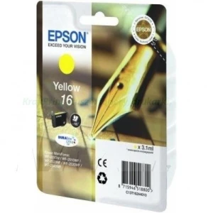 Tusz Epson Nr.16 do WF-2010 | 3,1ml | 165str. (C13T16244020 / C13T16244010) Yellow