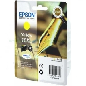 Tusz Epson Nr.16XL do WF-2010 | 6,5ml | 450str. (C13T16344020 / C13T16344010) Yellow