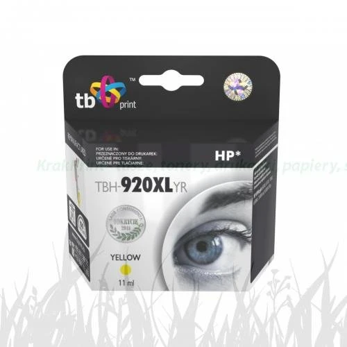 Tusz TB Print Zamiennik Tusz do HP OJ 6500 Yellow ref. (TBH-920XLYR) Yellow