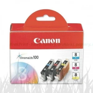 Zestaw tuszy Canon CLI-8CMY (0621B029 / 0621B030) Color(CMY)