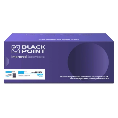 Toner BlackPoint Zamiennik TN243C (LCBPBTN243C) Cyan