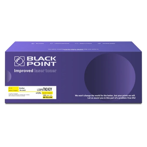 Toner BlackPoint Zamiennik TN243Y (LCBPBTN243Y) Yellow