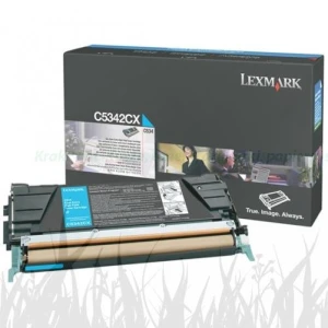 Toner Lexmark C534 | 7tys. (C5342CX) Cyan