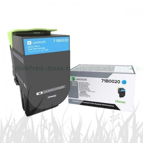 Toner Lexmark CS317dn / CS417dn | 2,3tys. (71B0020) Cyan