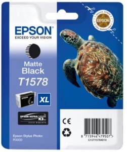 Tusz Epson Nr. T1578 Stylus Photo R3000 | 25,9ml (C13T15784010) MatteBlack