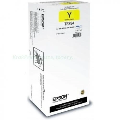 Tusz Epson do WF-R5190/R5690 Nr.T8784 | 425.7ml (C13T878440) Yellow [Atrakcyjne Rabaty - Negocjuj Cenę]