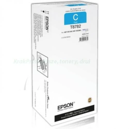 Tusz Epson do WF-R5190/R5690 Nr.T8782 | 425.7ml (C13T878240 Cyan [Atrakcyjne Rabaty - Negocjuj Cenę]