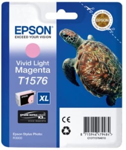 Tusz Epson Nr. T1576 Stylus Photo R3000 | 25,9ml (C13T15764010) Vivid LightMagenta