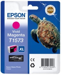 Tusz Epson Nr. T1573 Stylus Photo R3000 | 25,9ml (C13T15734010) Vivid Magenta