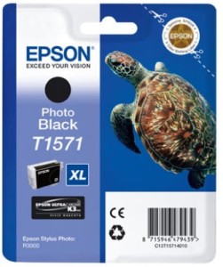Tusz Epson Nr. T1571 Stylus Photo R3000 | 25,9ml (C13T15714010) PhotoBlack