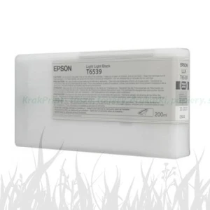 Tusz Epson Nr.T6539 do Stylus Pro 4900 | 200ml (C13T653900) LightLightBlack