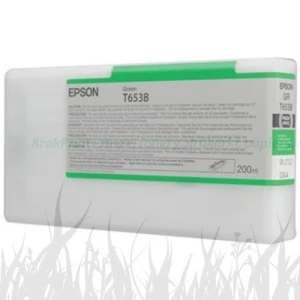 Tusz Epson Nr.T653A do Stylus Pro 4900 | 200ml (C13T653B00) (Zielony) Green