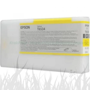 Tusz Epson Nr.T6534 do Stylus Pro 4900 | 200ml (C13T653400) Yellow