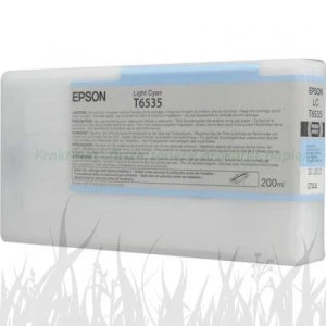 Tusz Epson Nr.T6535 do Stylus Pro 4900 | 200ml (C13T653500) LightCyan
