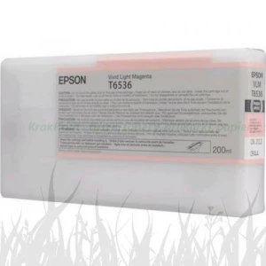 Tusz Epson Nr.T6536 do Stylus Pro 4900 | 200ml (C13T653600) LightMagenta