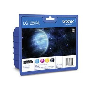 Zestaw tuszy Brother do MFCJ5910DW/6510DW/6910DW (LC-1280XLVALBP) Color(CMYBk)