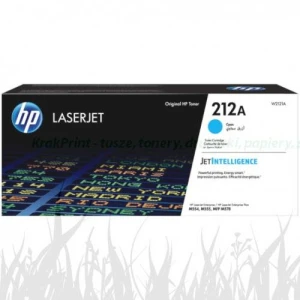 Toner Hewlett-Packard Nr.212A do CLJ M554dn | 4,5tys. (W2121A) Cyan