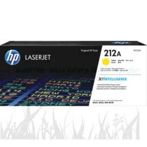 Toner Hewlett-Packard Nr.212A do CLJ M554dn | 4,5tys. (W2122A) Yellow