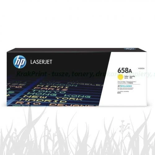 Toner Hewlett-Packard Nr.658A do M571 | 6 tys (W2002A) Yellow