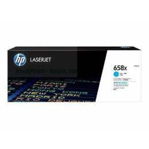 Toner Hewlett-Packard Nr.658X do M571 | 28 tys (W2001X) Cyan