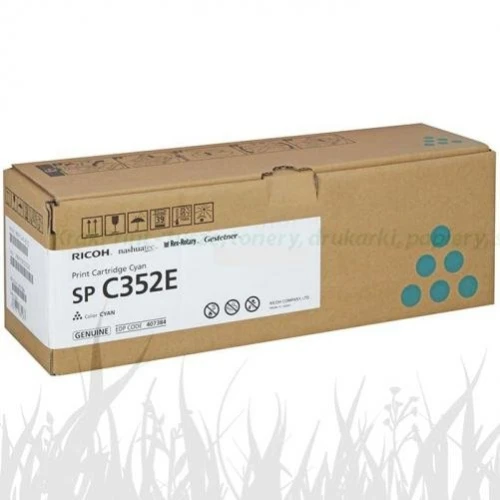 Toner Ricoh do SPC352DN | 6000 str. (407384 / 408216) Cyan