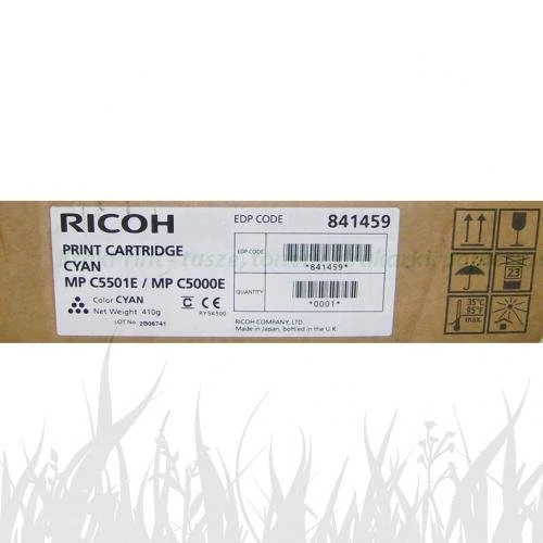 Toner oryginalny do Ricoh MPC4000,MPC4000 | 18000str. (841459 / 842051 / 841455) Cyan