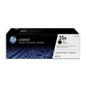 Zestaw dwółch tonerółw HP 35A do LaserJet P1005/1006 (CB435AD) | 2 x 1 500 str. Black 