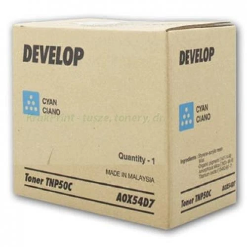 Toner Develop Ineo +3100P | TNP-50C | 5tys. (A0X54D7) Cyan