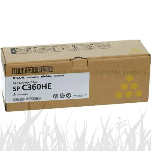 Toner Ricoh do Aficio SP C360DNw | 5tys. (408187) Yellow
