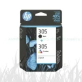 Zestaw tuszy Hewlett-Packard Nr.305 | 100/120str. (6ZD17AE) Black+Color