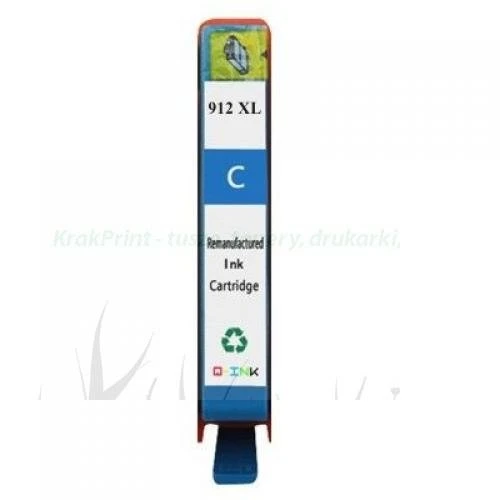 Tusz Zamiennik do Hewlett-Packard Nr.912XL do OfficeJet Pro 8023 | 825str. (3YL81AE) Cyan