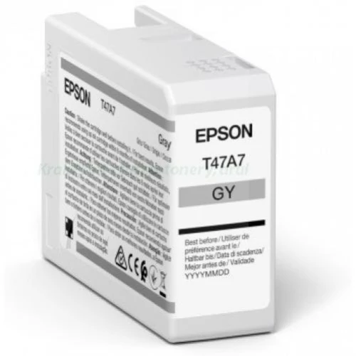 Tusz Epson Nr.T47A7 do SC-P900 | 50ml (C13T47A700)Grey (Szary)