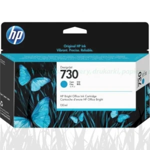 Tusz HP Nr.730 do Designjet T1700 | 130ml (P2V62A) Cyan