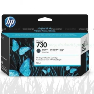 Tusz HP Nr.730 do Designjet T1700 | 130ml (P2V65A) MatteBlack
