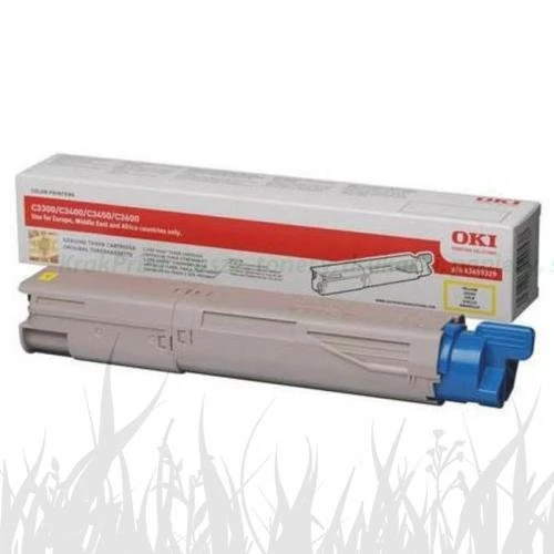 Oki Oryginał 43459321 - Toner Yellow