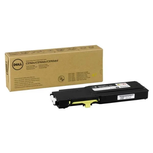Toner Dell do C3760D | 3tys. (593-11112) Yellow